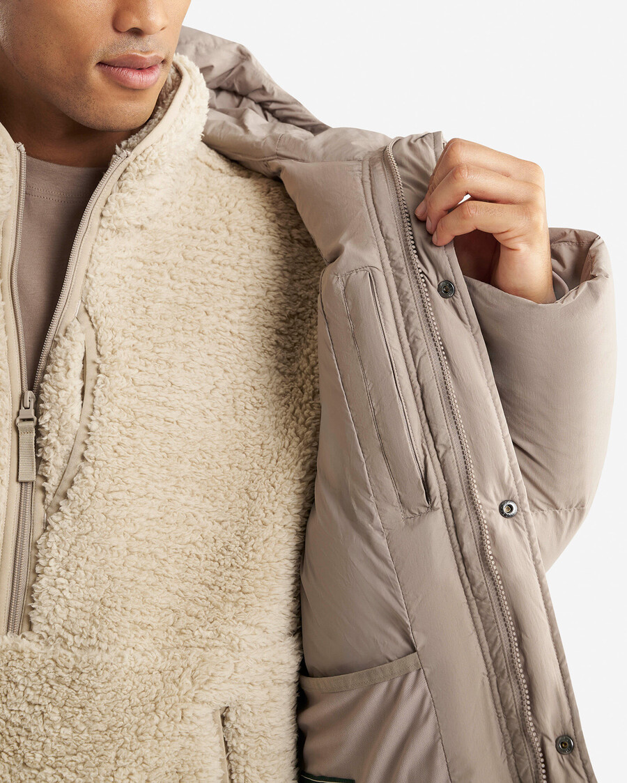 chaqueta acolchada roots down
