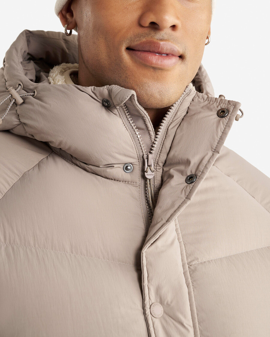 chaqueta acolchada roots down