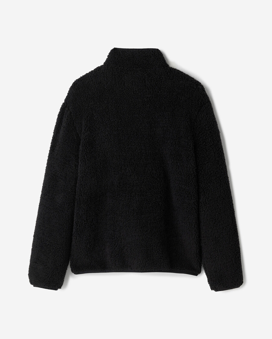 chaqueta de forro polar de piel de oveja creekside con media cremallera
