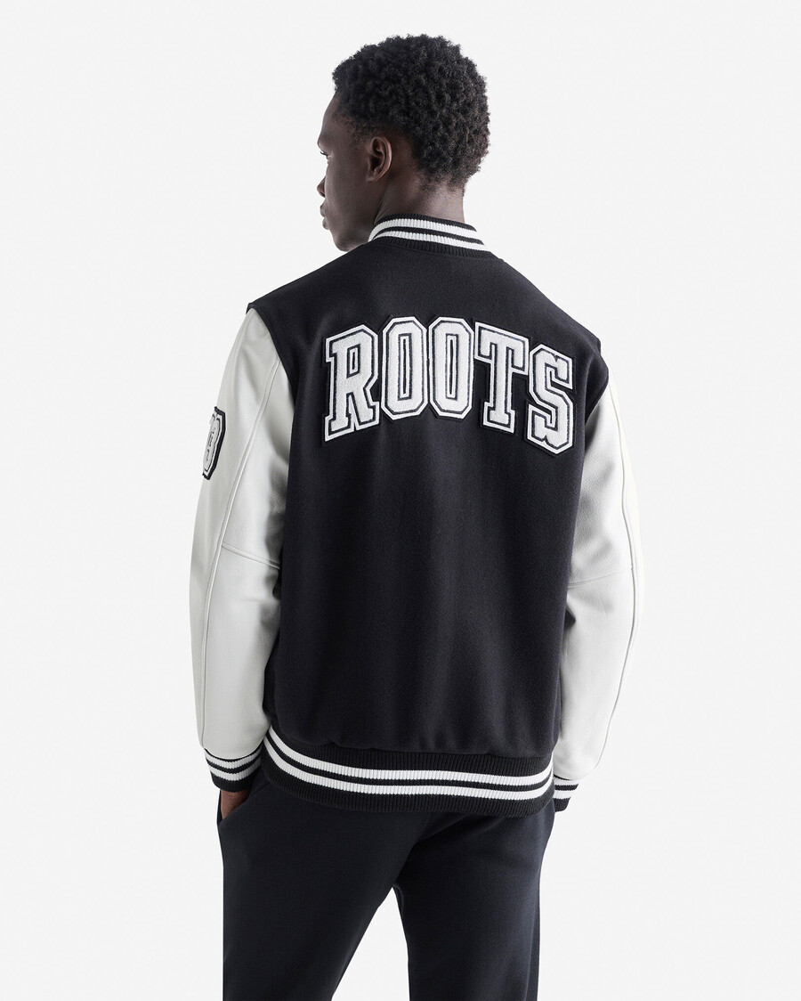 chaqueta universitaria vintage para hombre