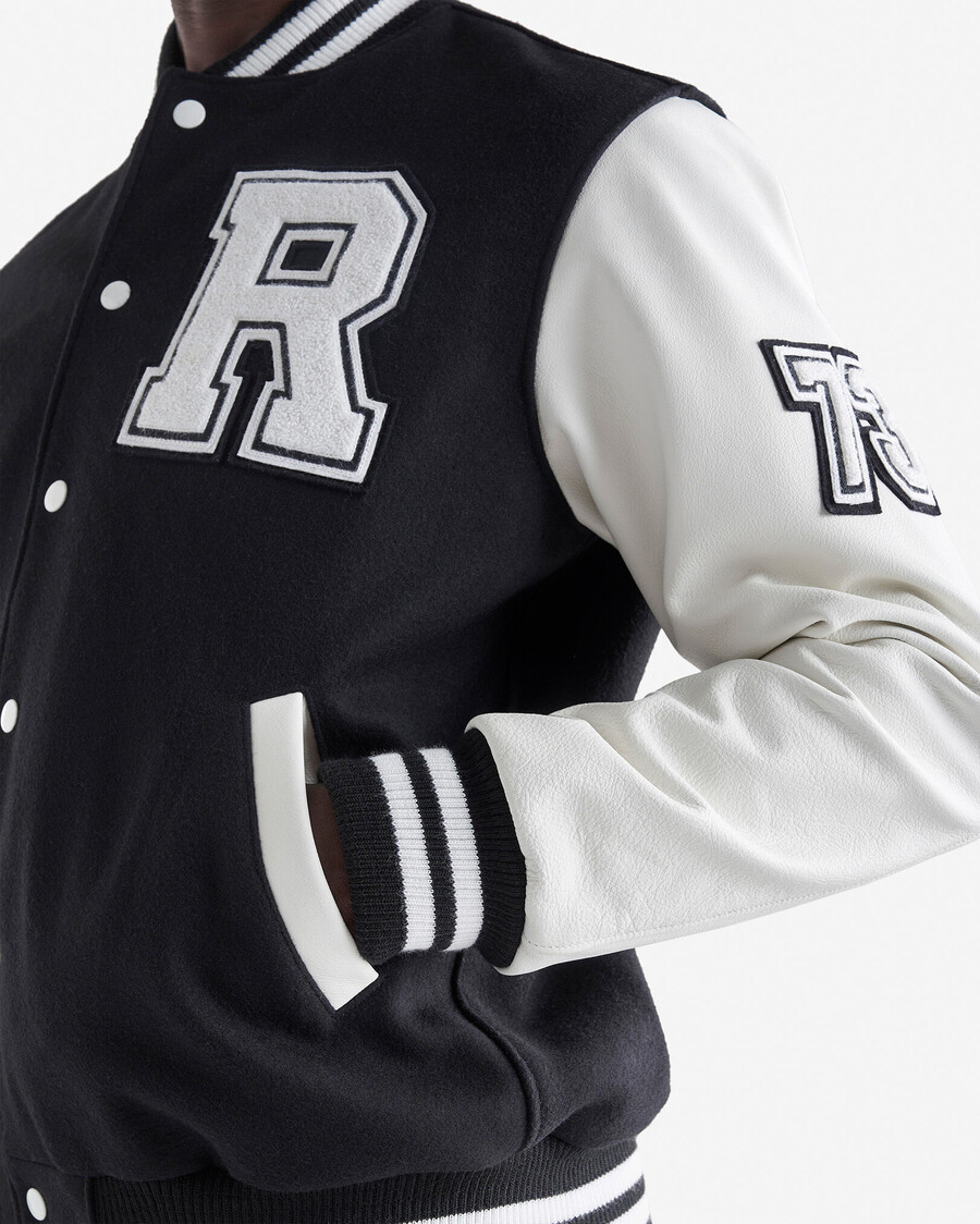 chaqueta universitaria vintage para hombre