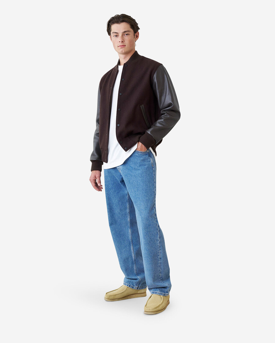 chaqueta universitaria clásica para hombre