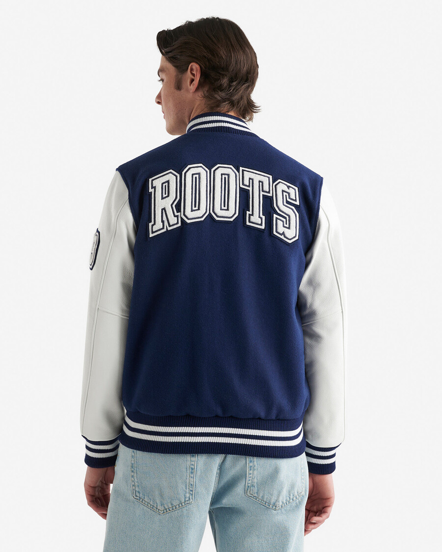 chaqueta universitaria vintage para hombre