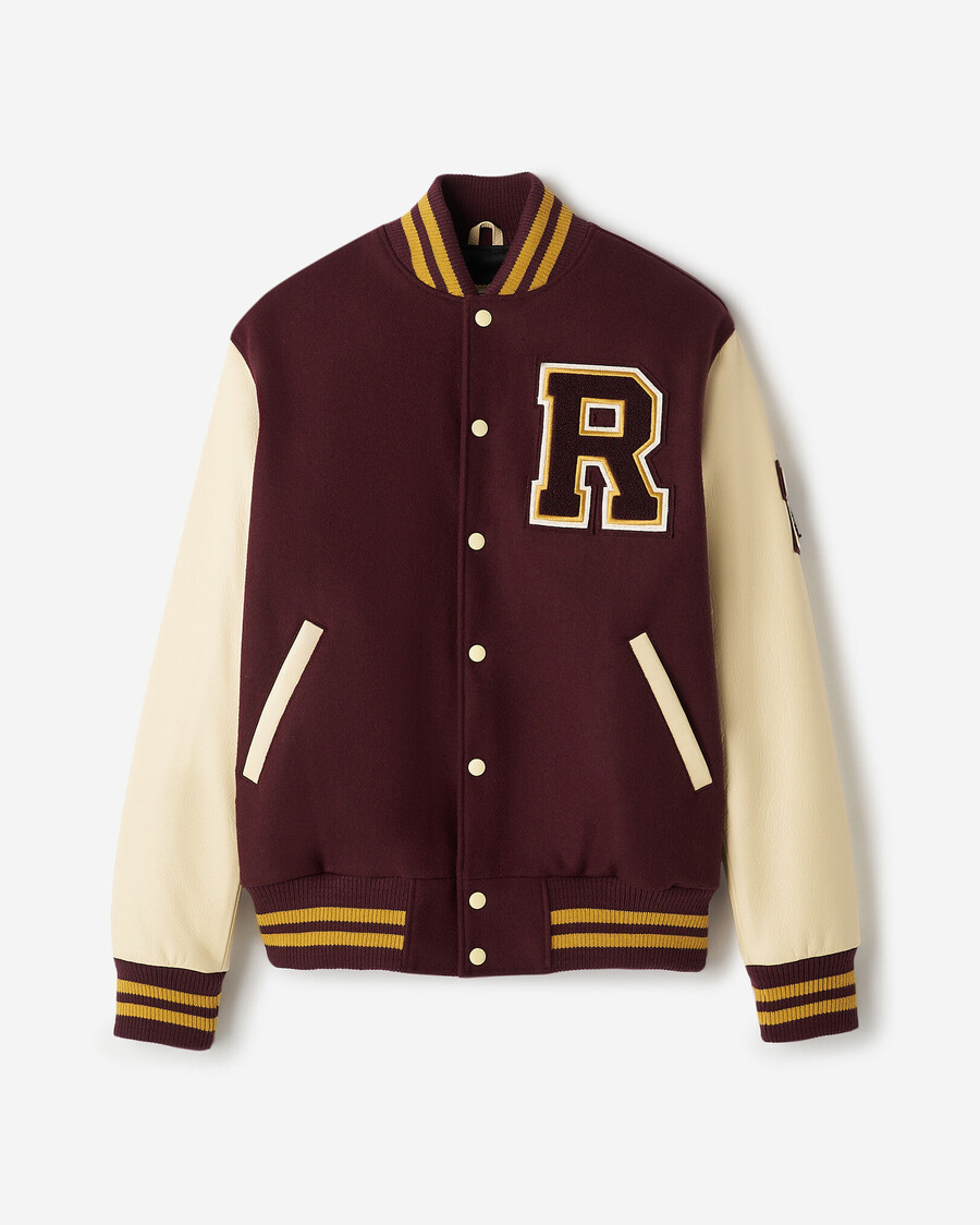 chaqueta universitaria vintage para hombre