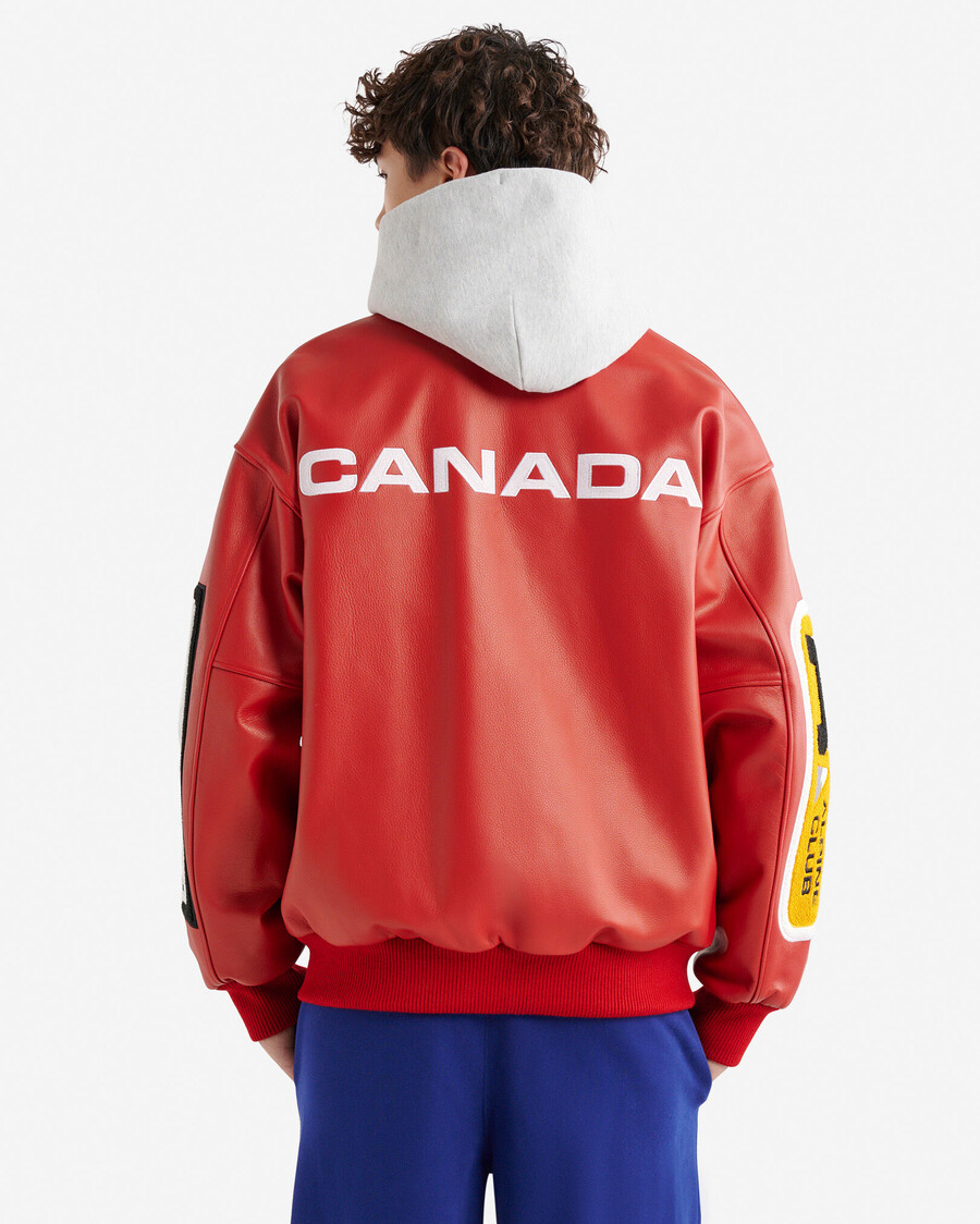 chaqueta de cuero alpine goods