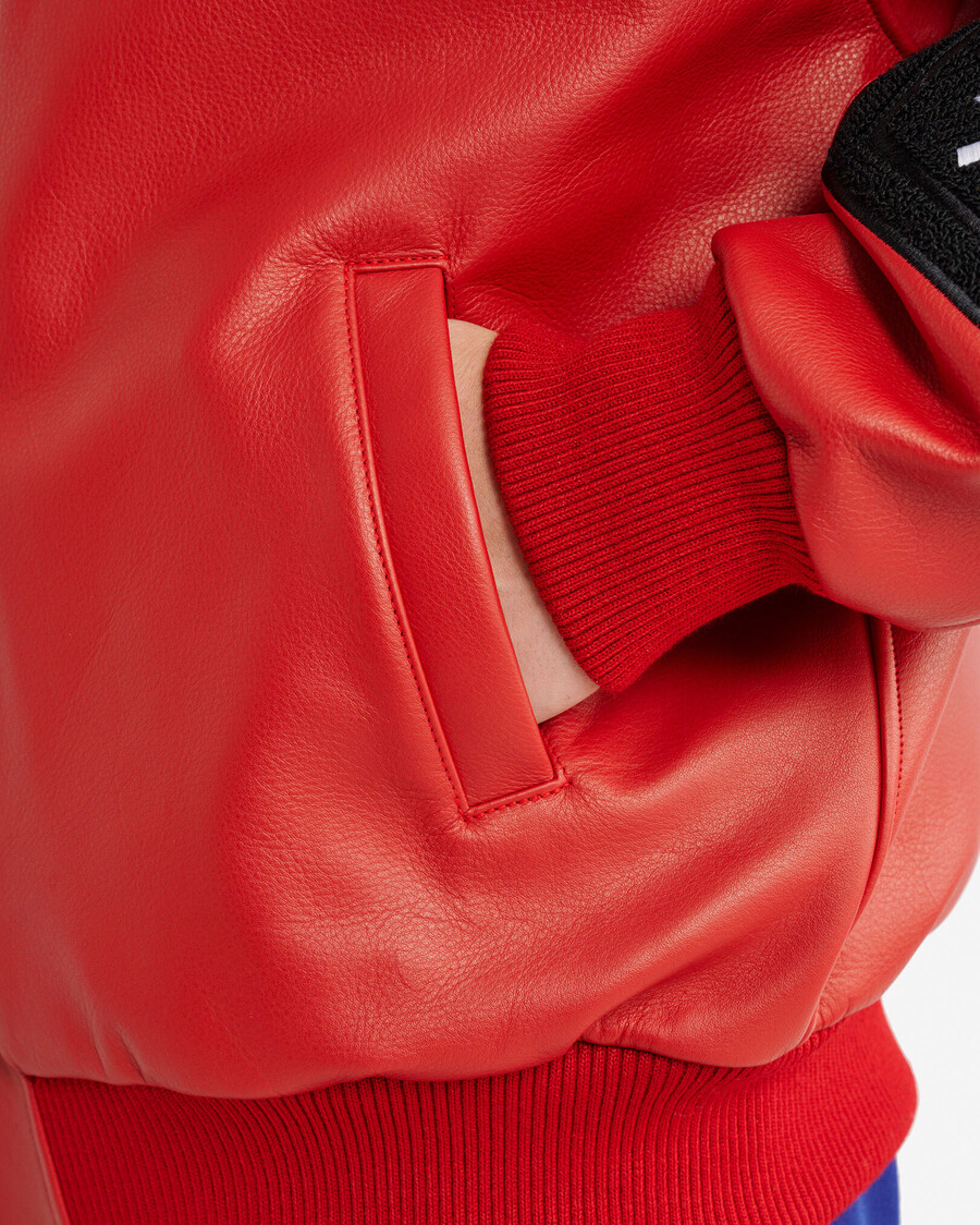 chaqueta de cuero alpine goods