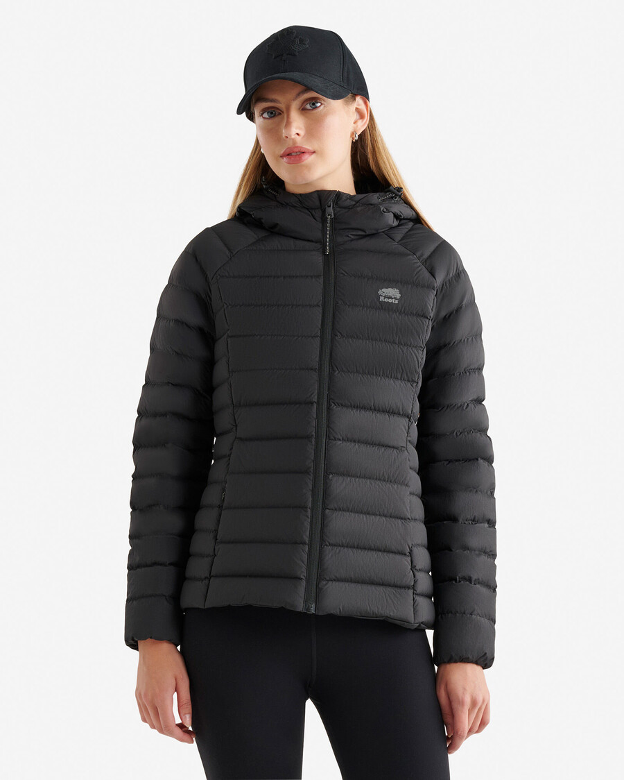 chaqueta plegable roots down