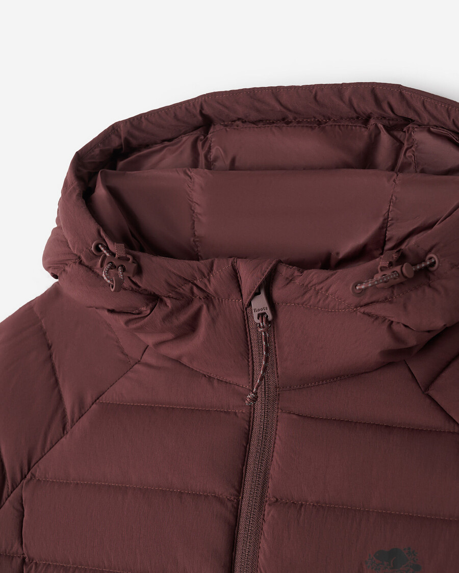 chaqueta plegable roots down