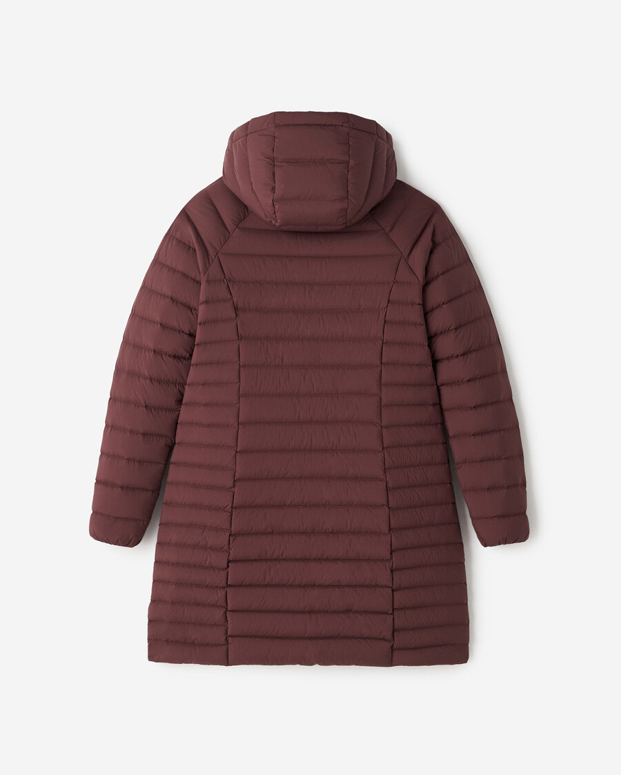 chaqueta larga plegable roots down