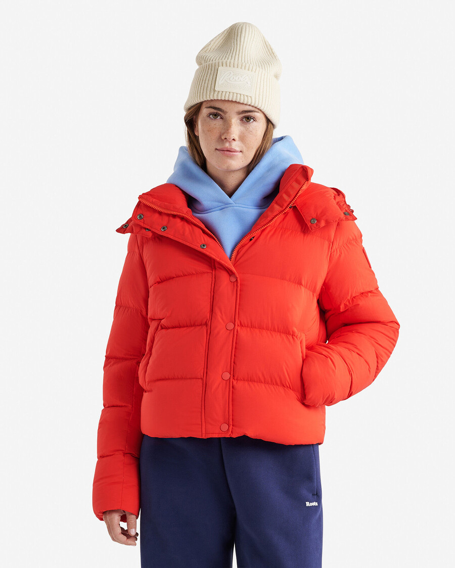 chaqueta acolchada roots down