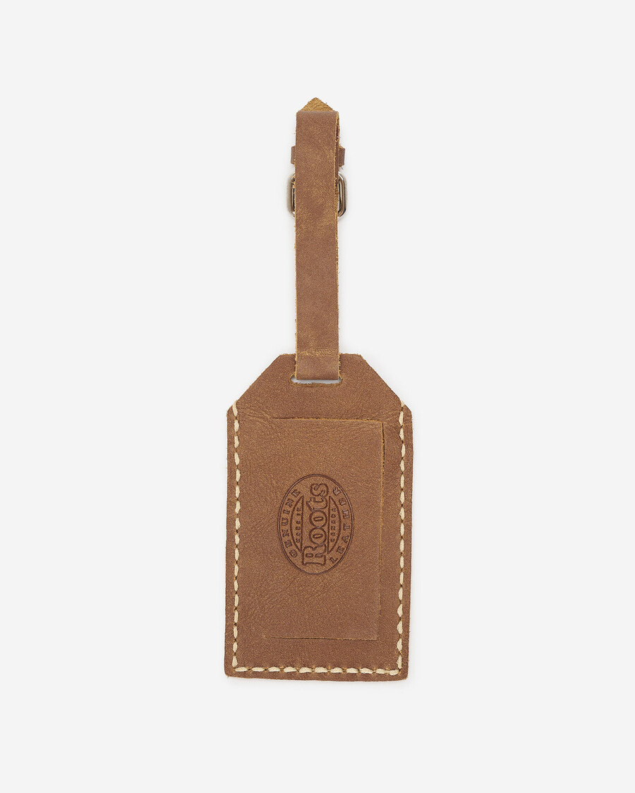 etiqueta de equipaje de maple leaf tribe