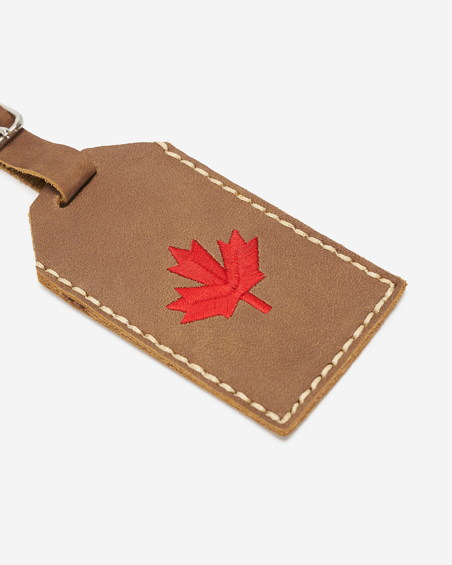 etiqueta de equipaje de maple leaf tribe