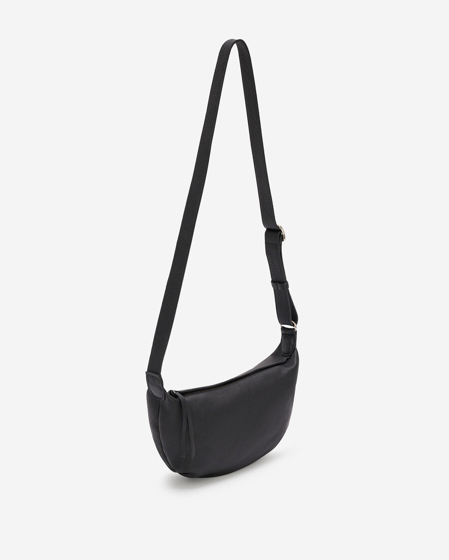 bolsa de media luna en forma de nube