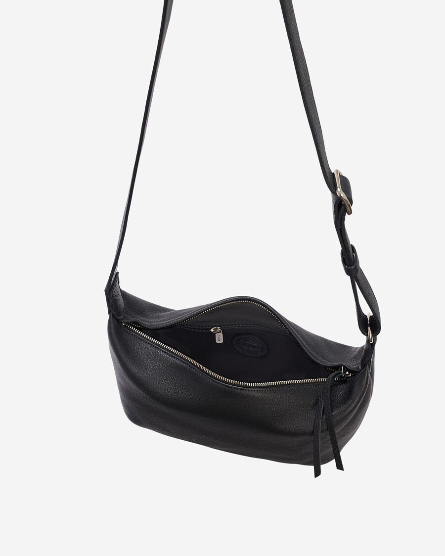 bolsa de media luna en forma de nube