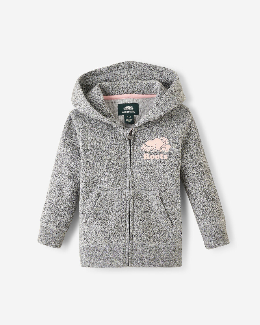 sudadera con capucha y cremallera completa original orgánica para bebé