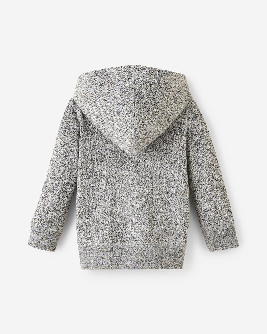 sudadera con capucha y cremallera completa original orgánica para bebé