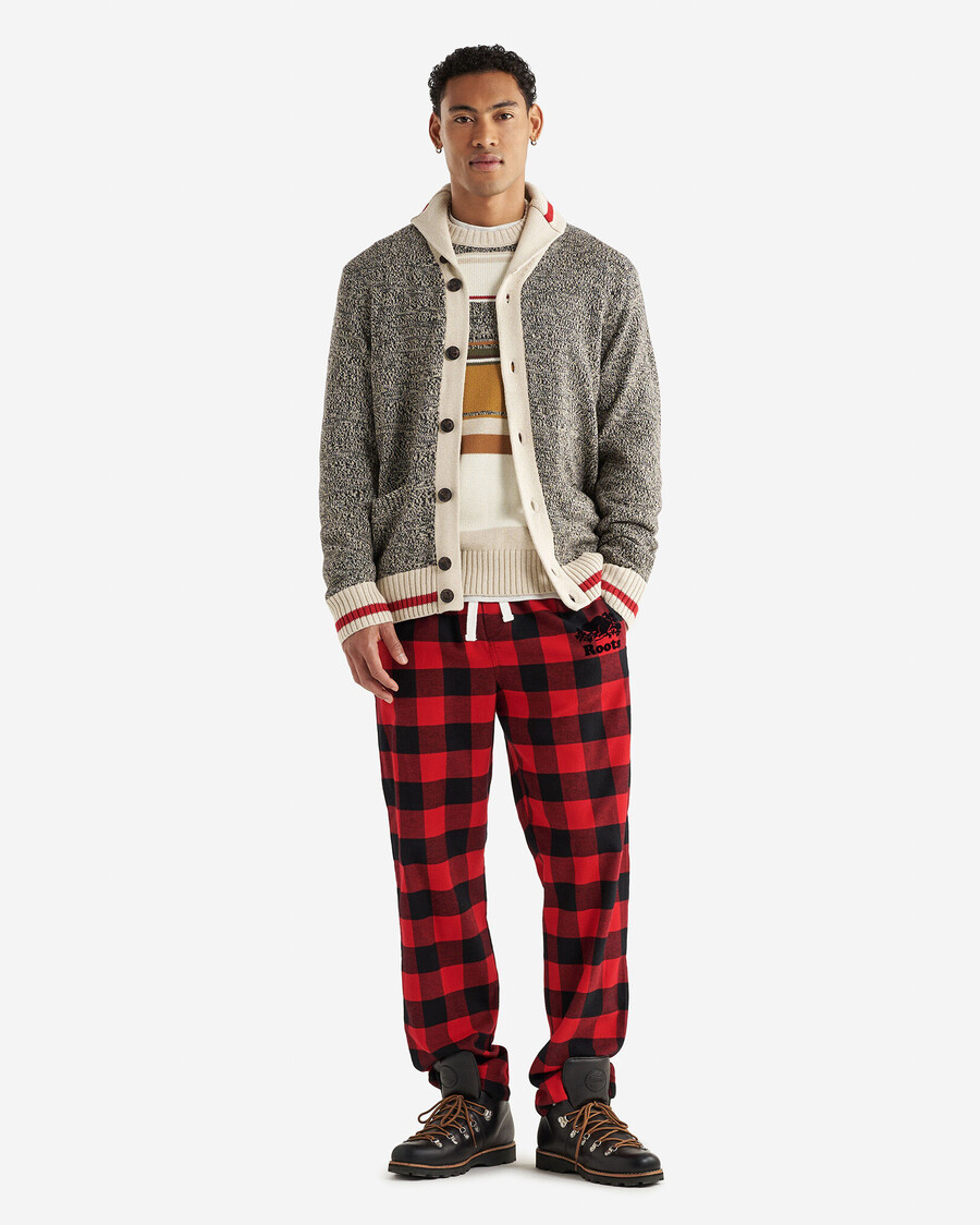 pantalón de pijama a cuadros para hombre