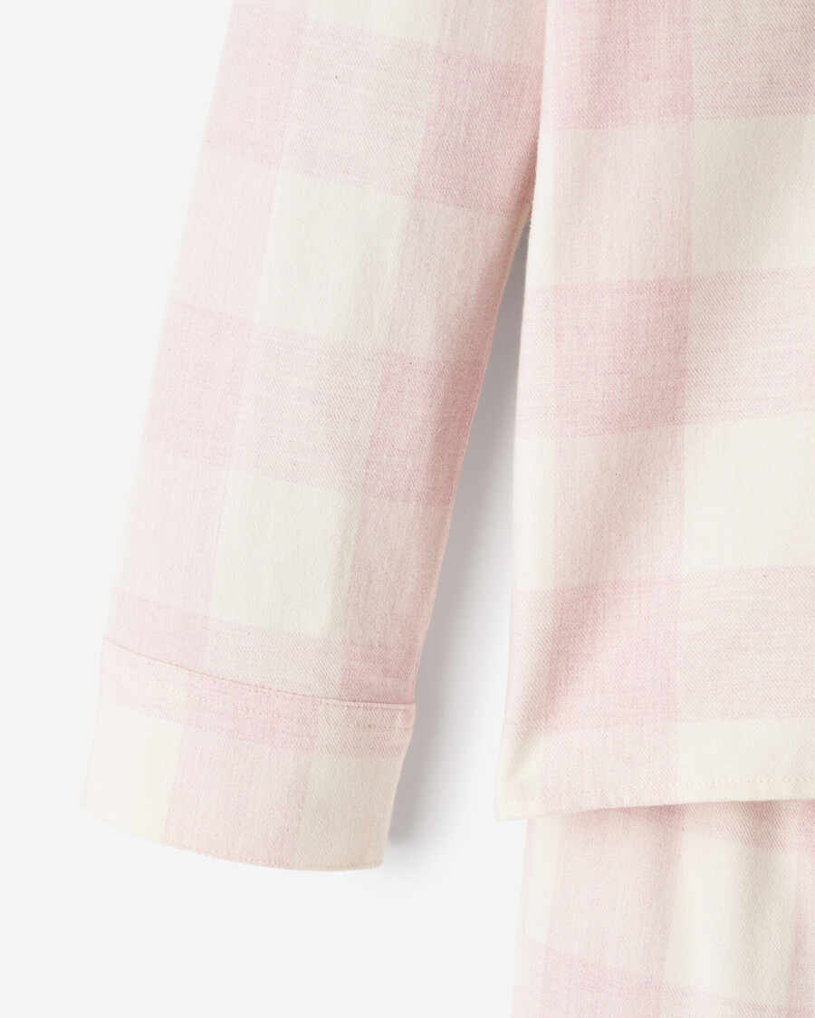 conjunto de pijama a cuadros para mujer