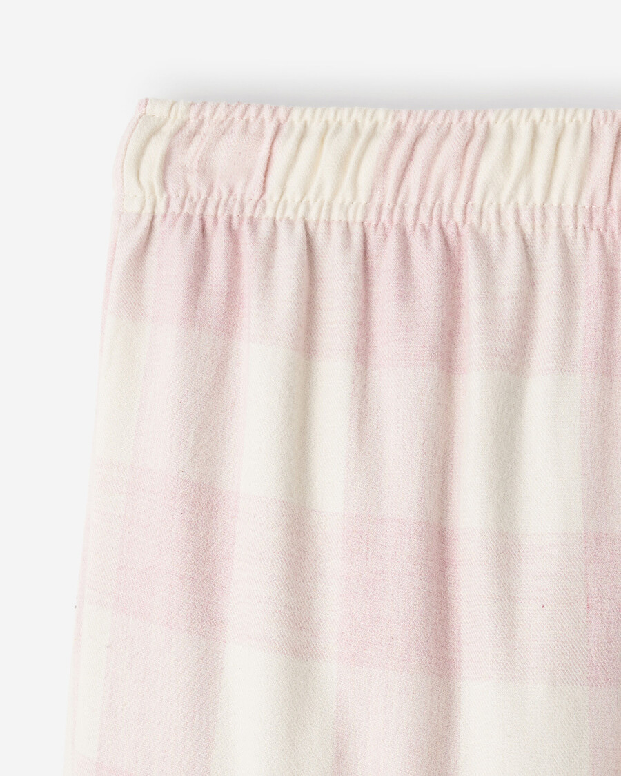 conjunto de pijama a cuadros para mujer