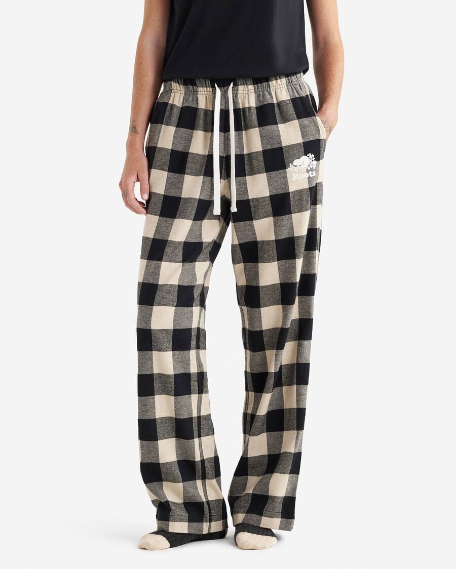 pantalón de pijama a cuadros para mujer