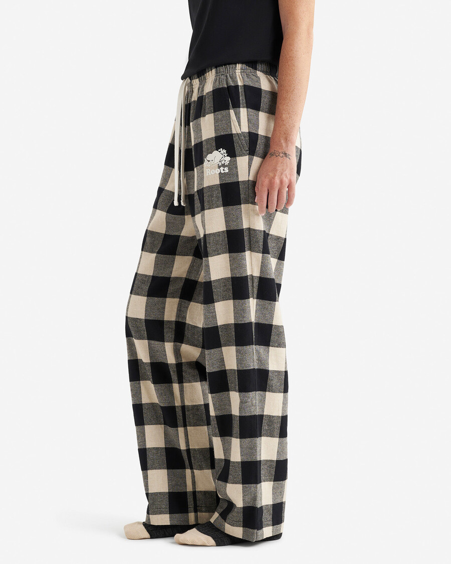 pantalón de pijama a cuadros para mujer