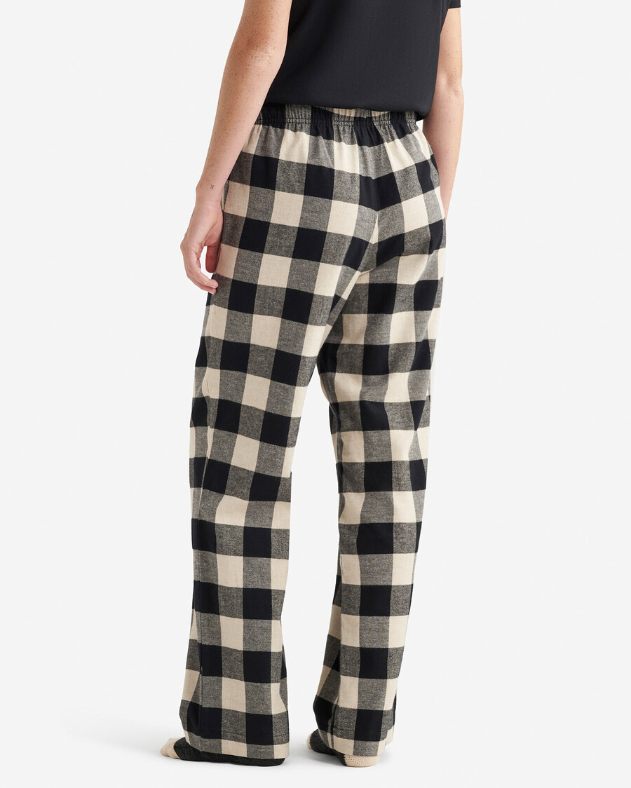 pantalón de pijama a cuadros para mujer