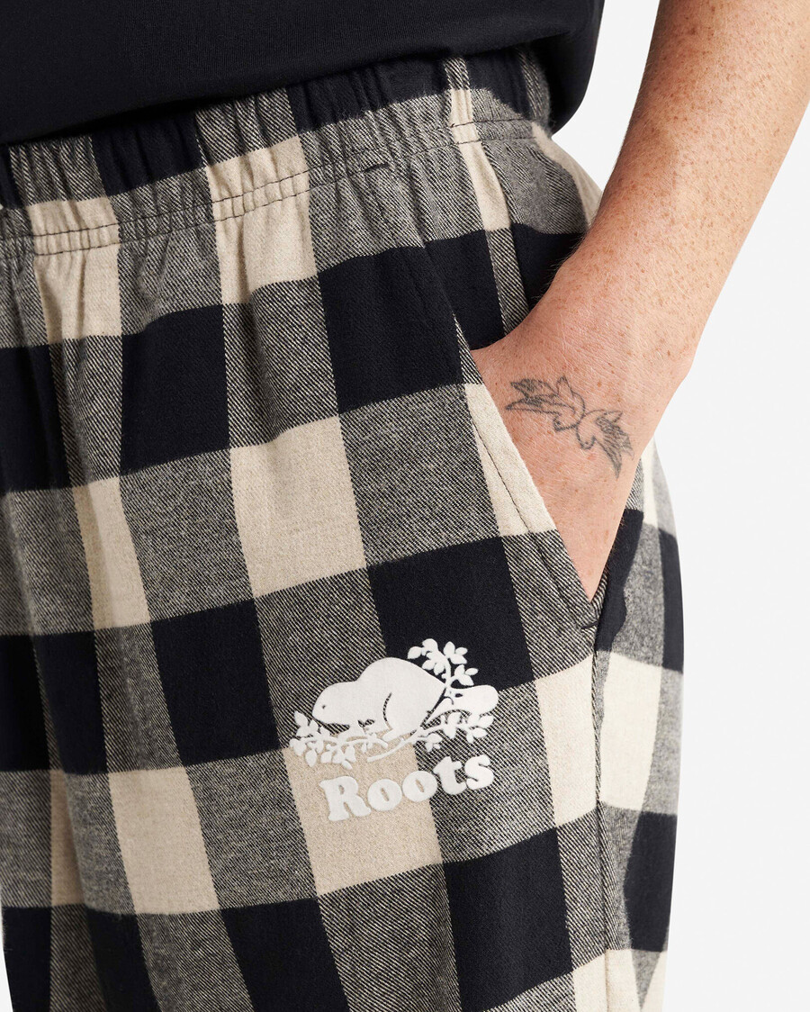 pantalón de pijama a cuadros para mujer