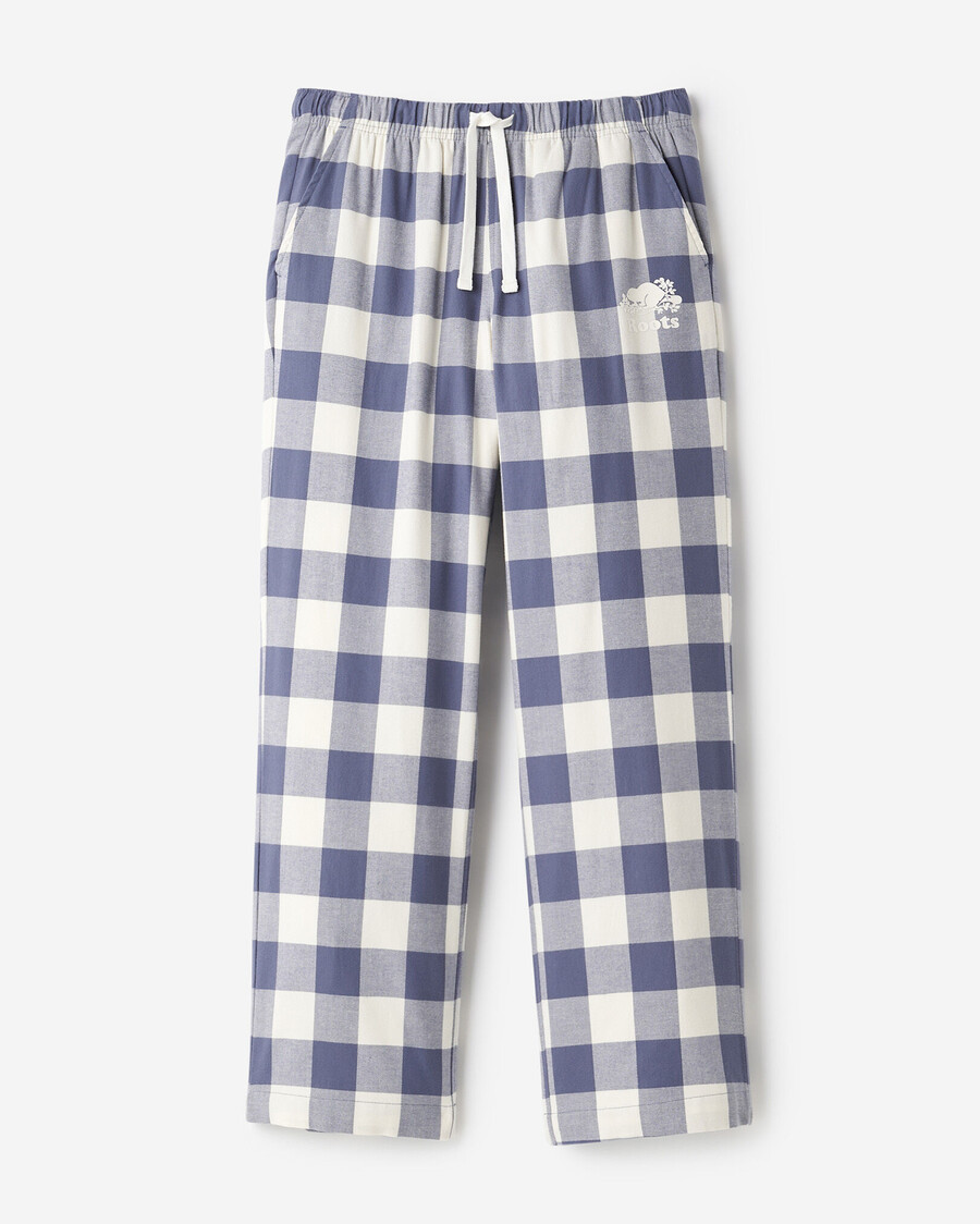 pantalón de pijama a cuadros para mujer