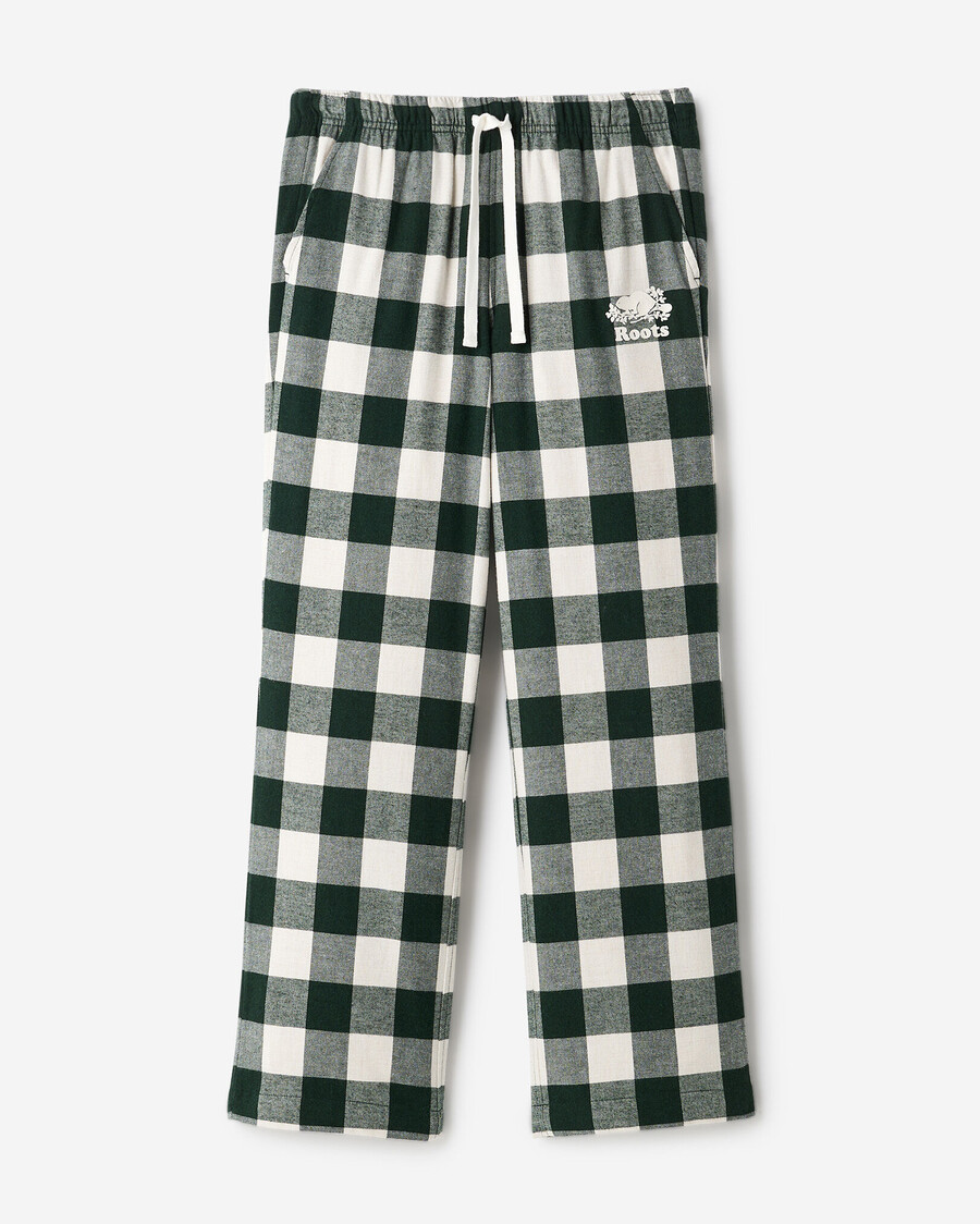 pantalón de pijama a cuadros para mujer