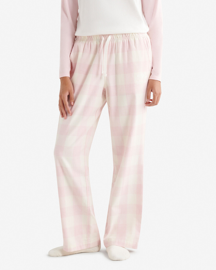 pantalón de pijama a cuadros para mujer