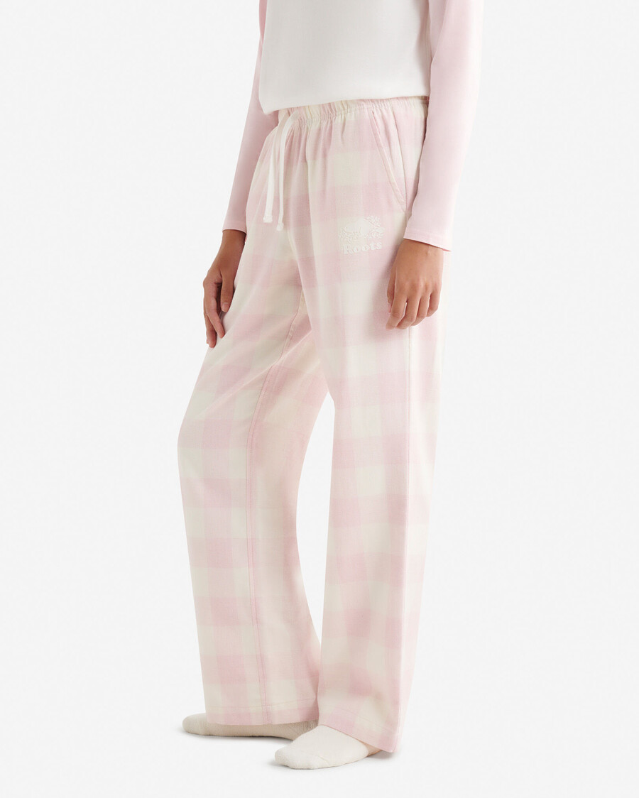 pantalón de pijama a cuadros para mujer