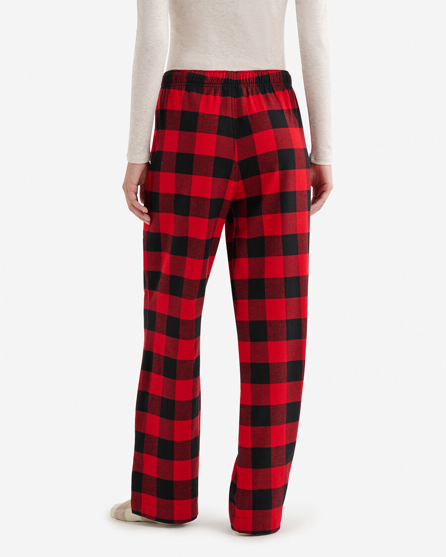 pantalón de pijama a cuadros para mujer