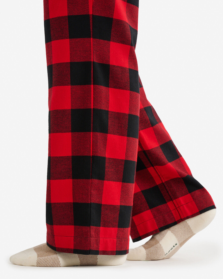 pantalón de pijama a cuadros para mujer