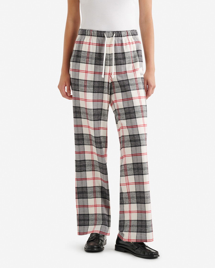 pantalón de pijama a cuadros para mujer