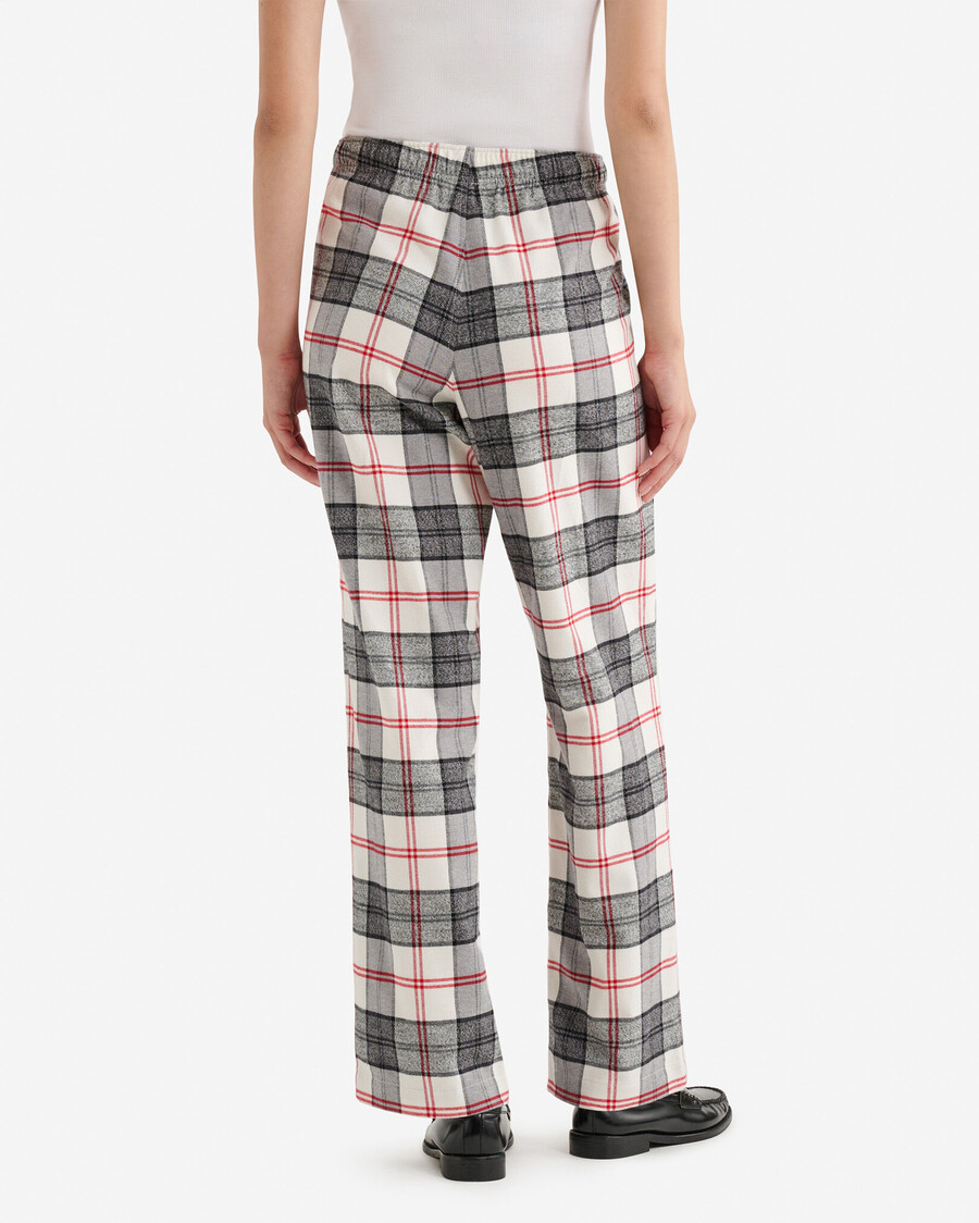 pantalón de pijama a cuadros para mujer