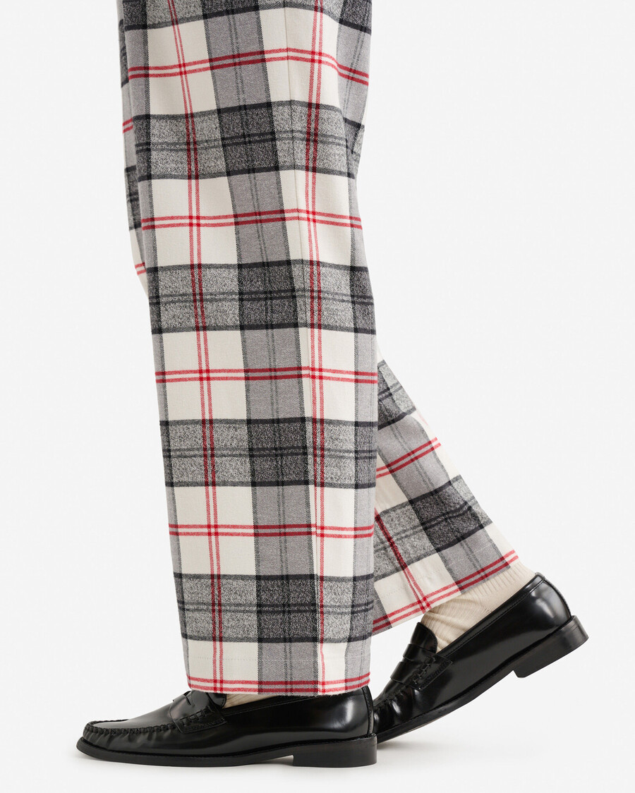 pantalón de pijama a cuadros para mujer