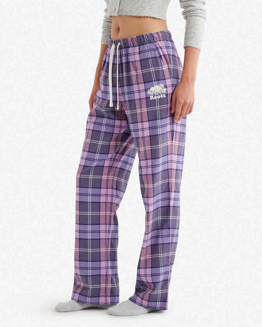pantalón de pijama a cuadros para mujer