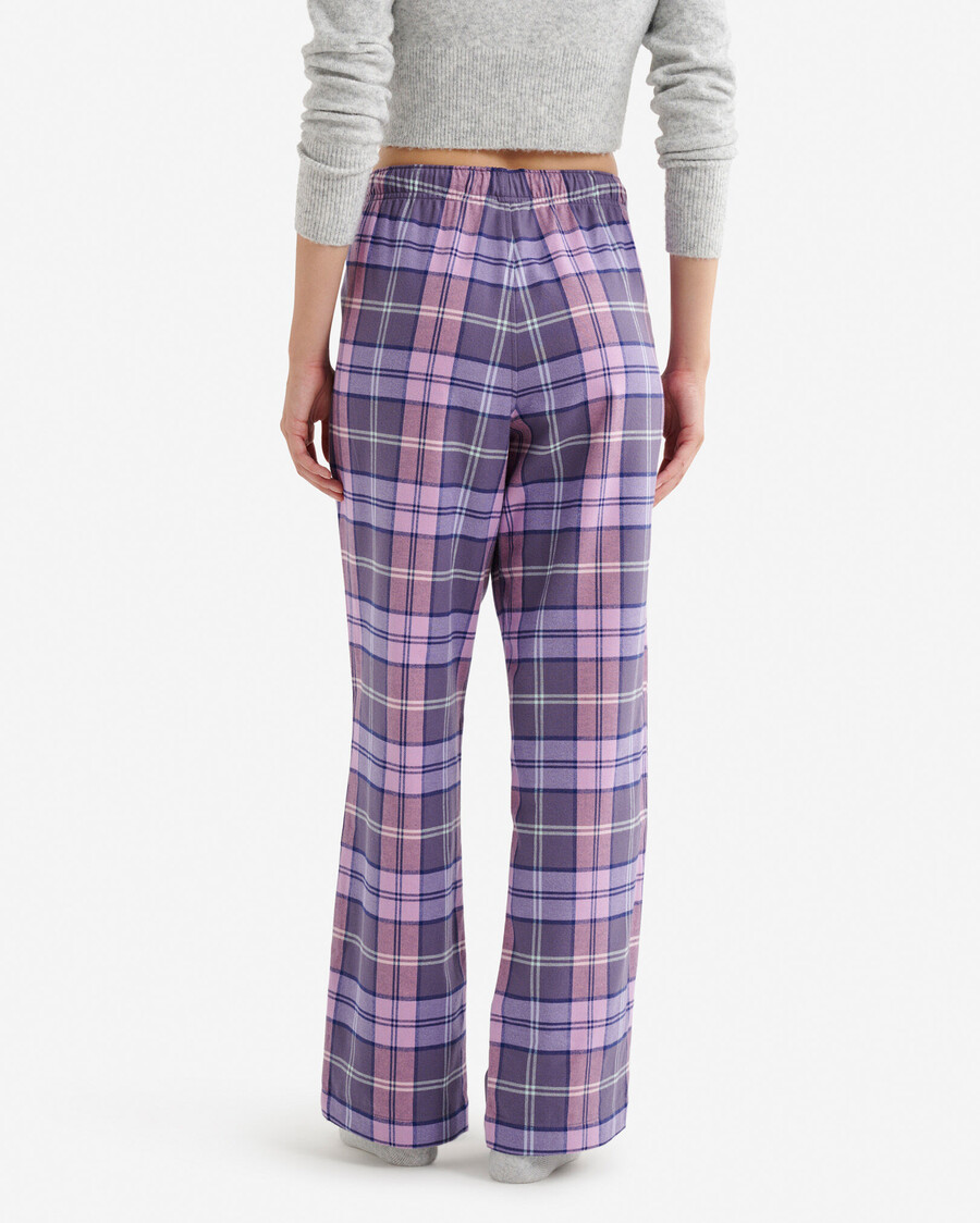 pantalón de pijama a cuadros para mujer