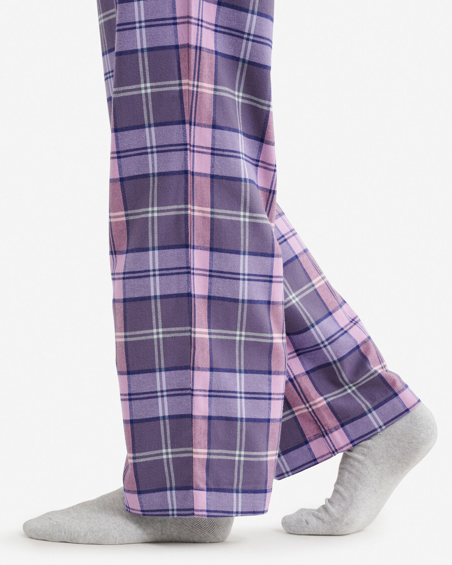 pantalón de pijama a cuadros para mujer