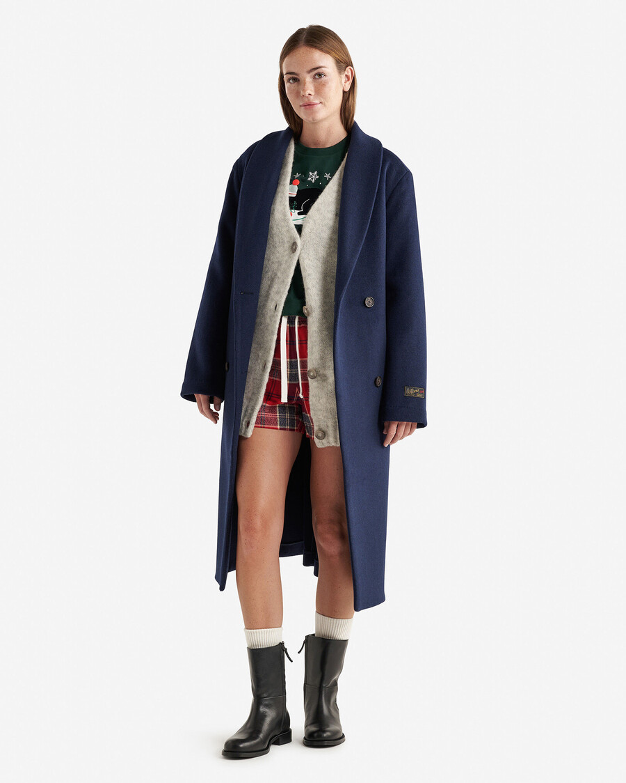 pantalón corto de pijama a cuadros para mujer