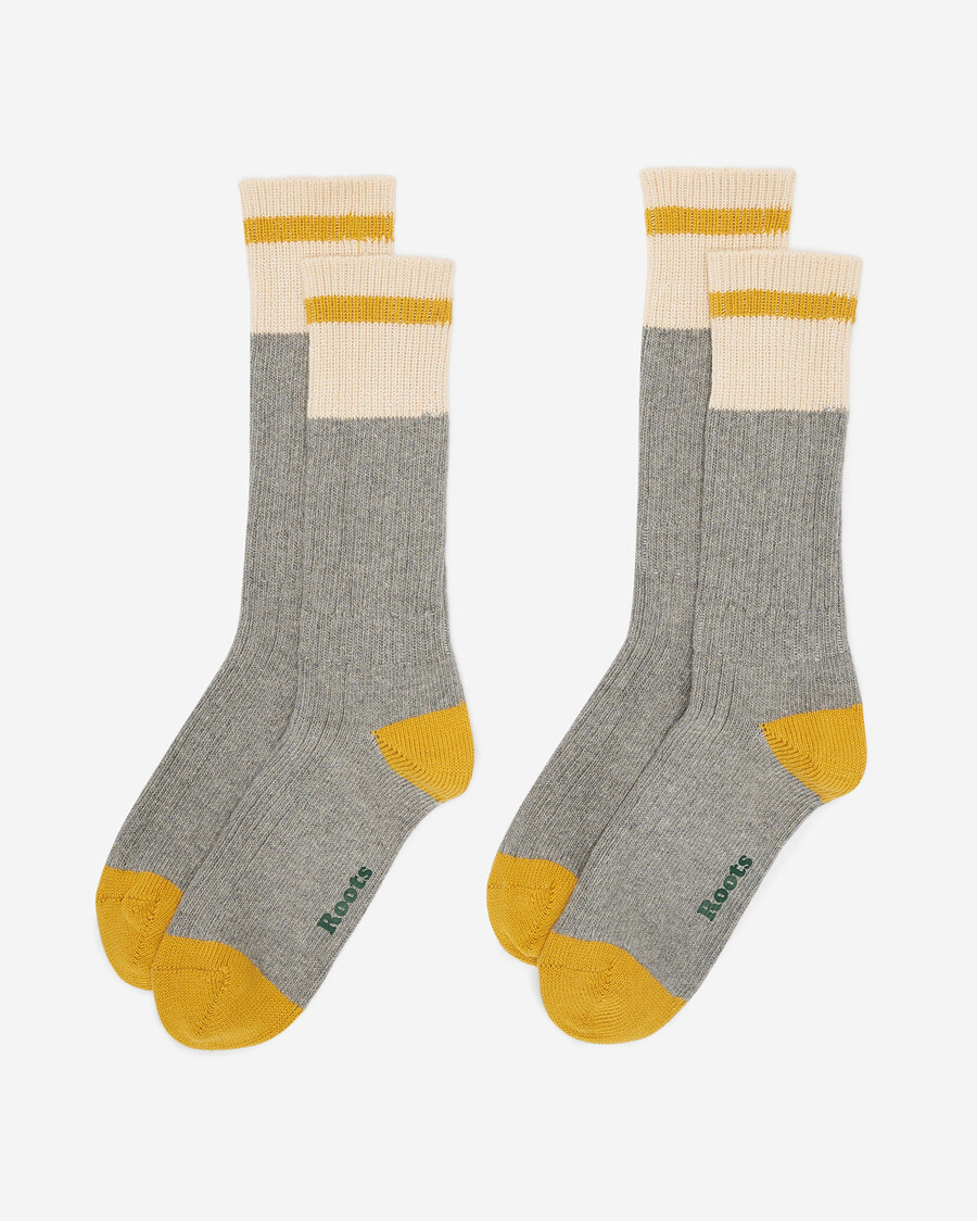 calcetines pop de algodón para adultos paquete de 2