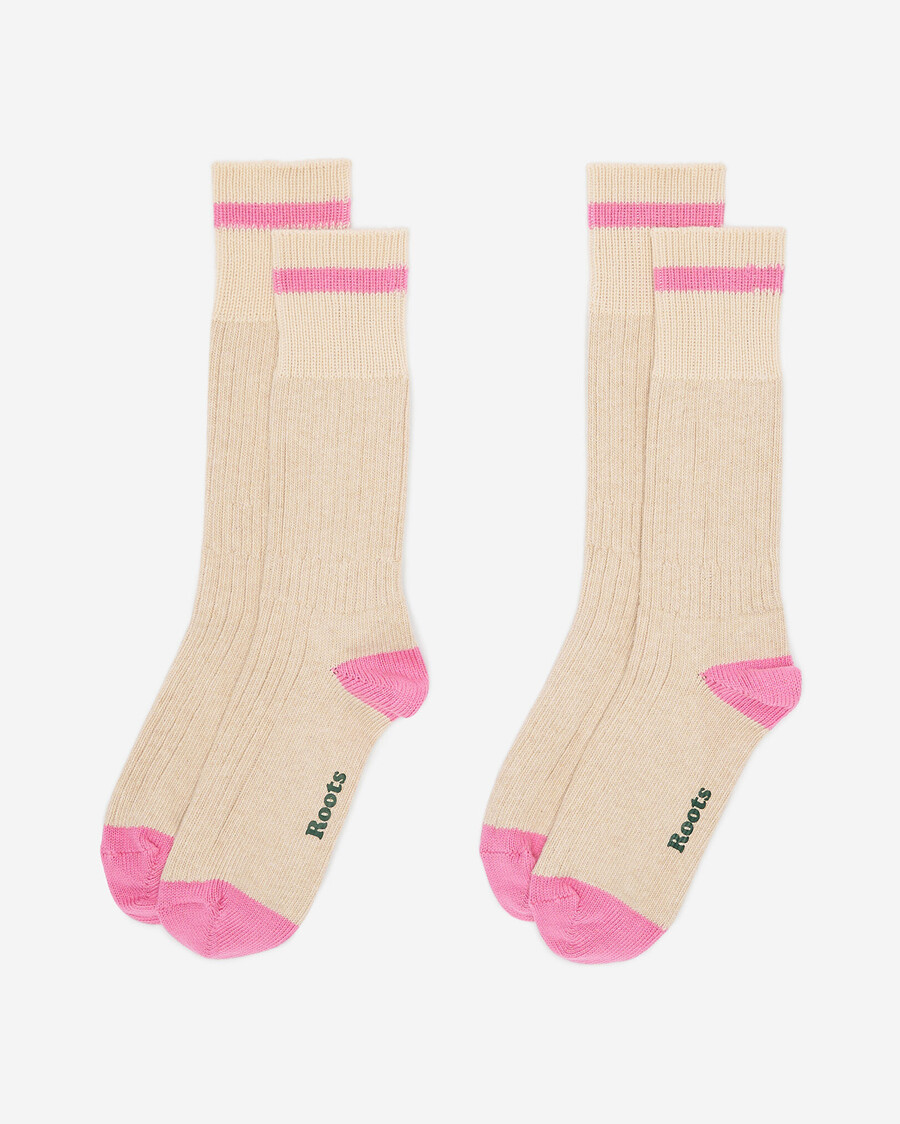 calcetines pop de algodón para adultos paquete de 2