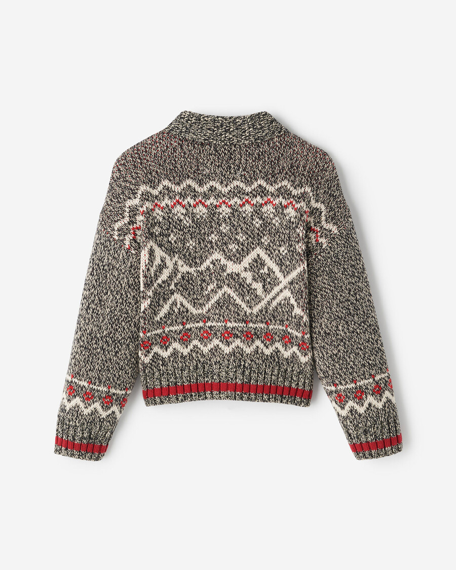 cárdigan fair isle de cabaña para niños pequeños