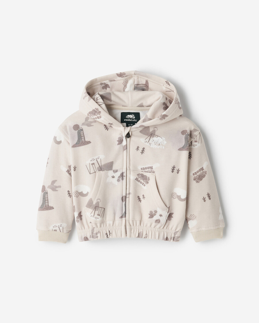 sudadera con capucha y cremallera completa baby nature playground