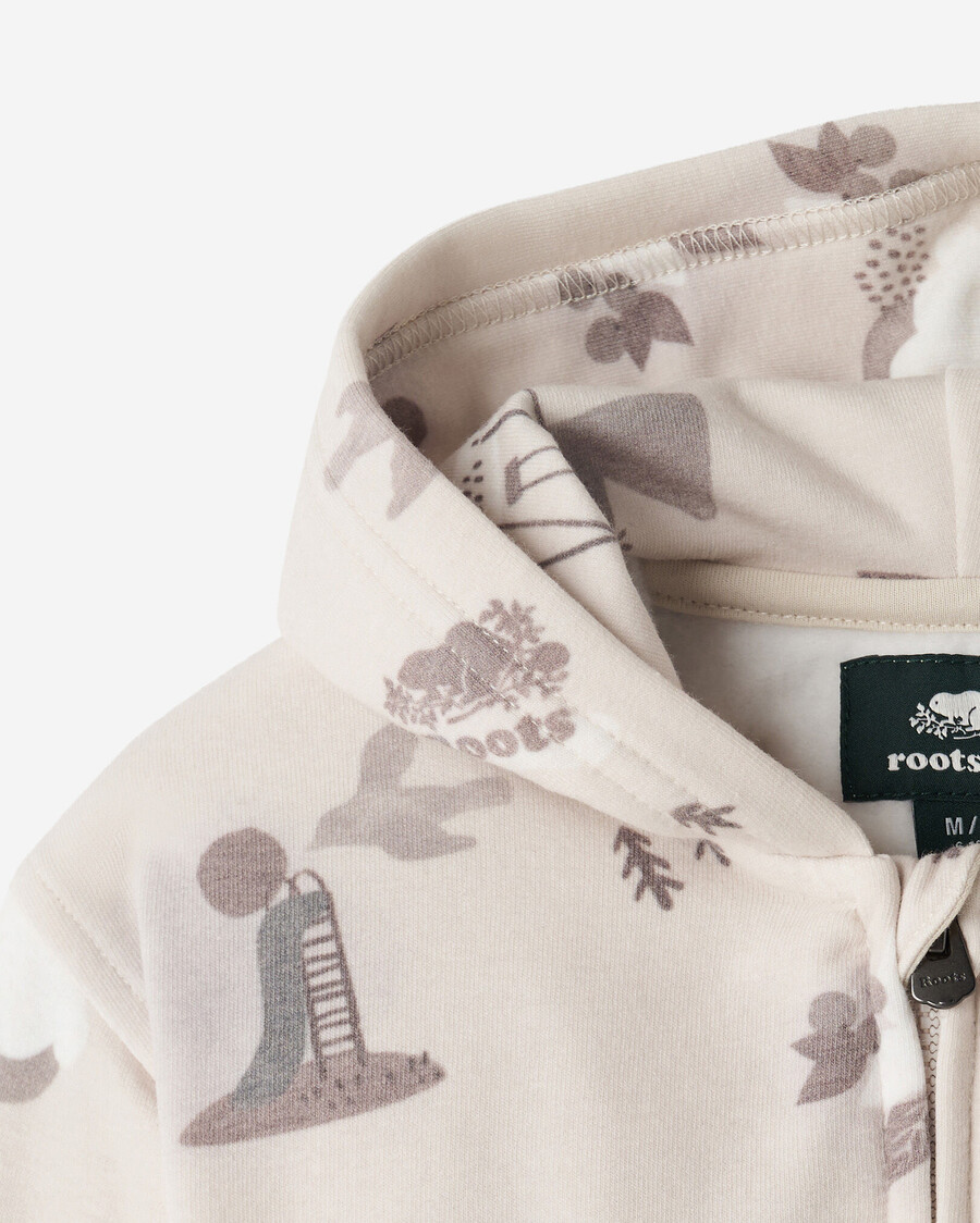 sudadera con capucha y cremallera completa baby nature playground