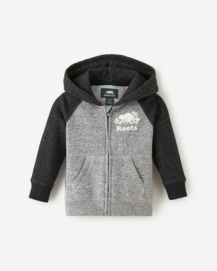 sudadera con capucha y cremallera completa original orgánica para bebé