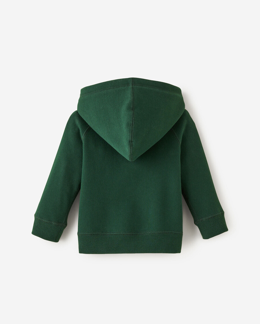 sudadera con capucha y cremallera completa original orgánica para bebé