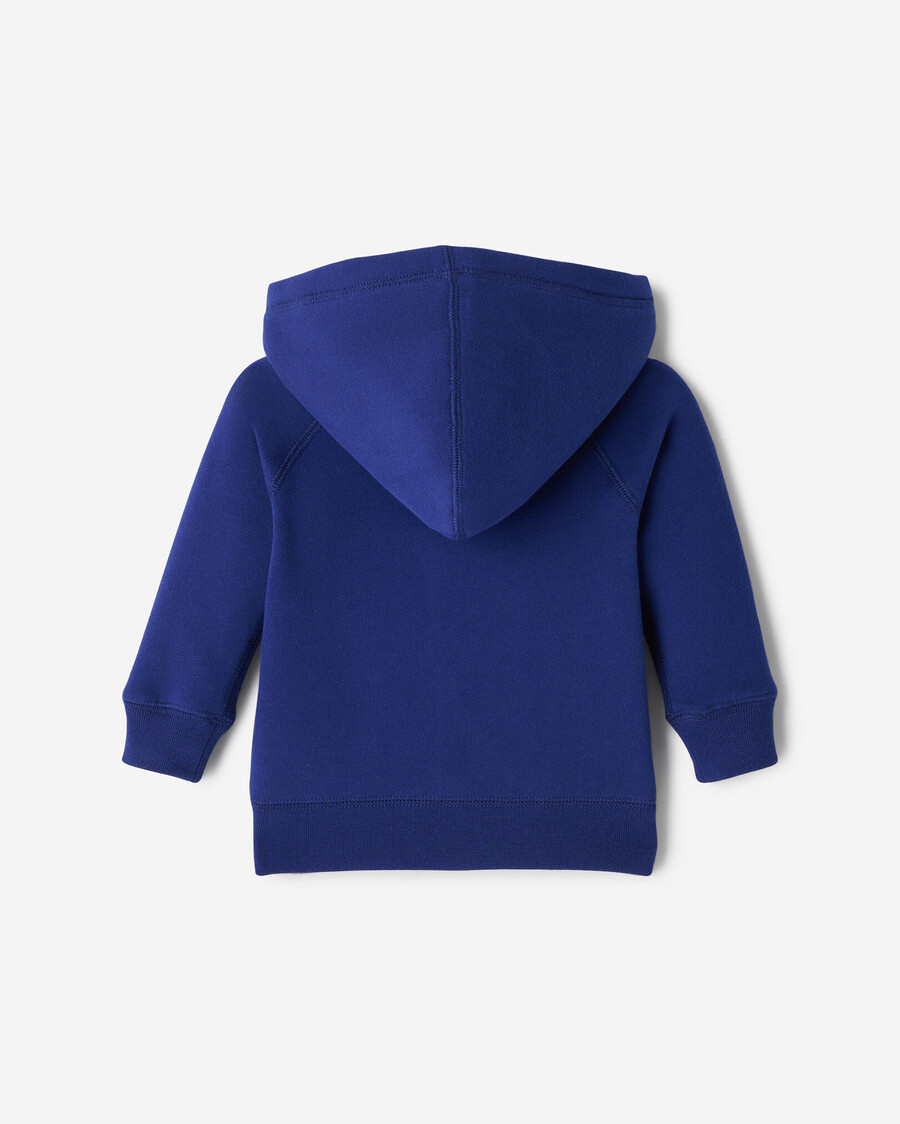 sudadera con capucha y cremallera completa original orgánica para bebé