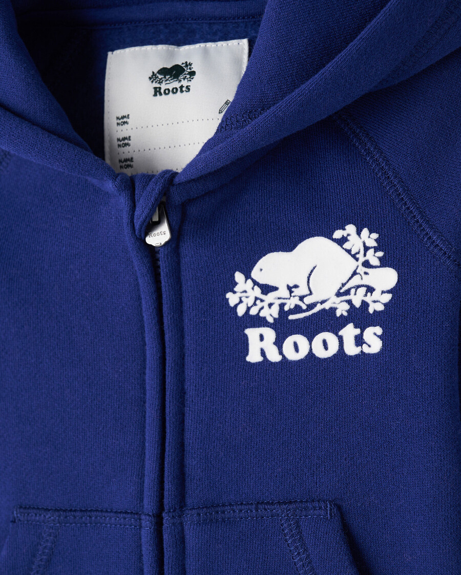 sudadera con capucha y cremallera completa original orgánica para bebé