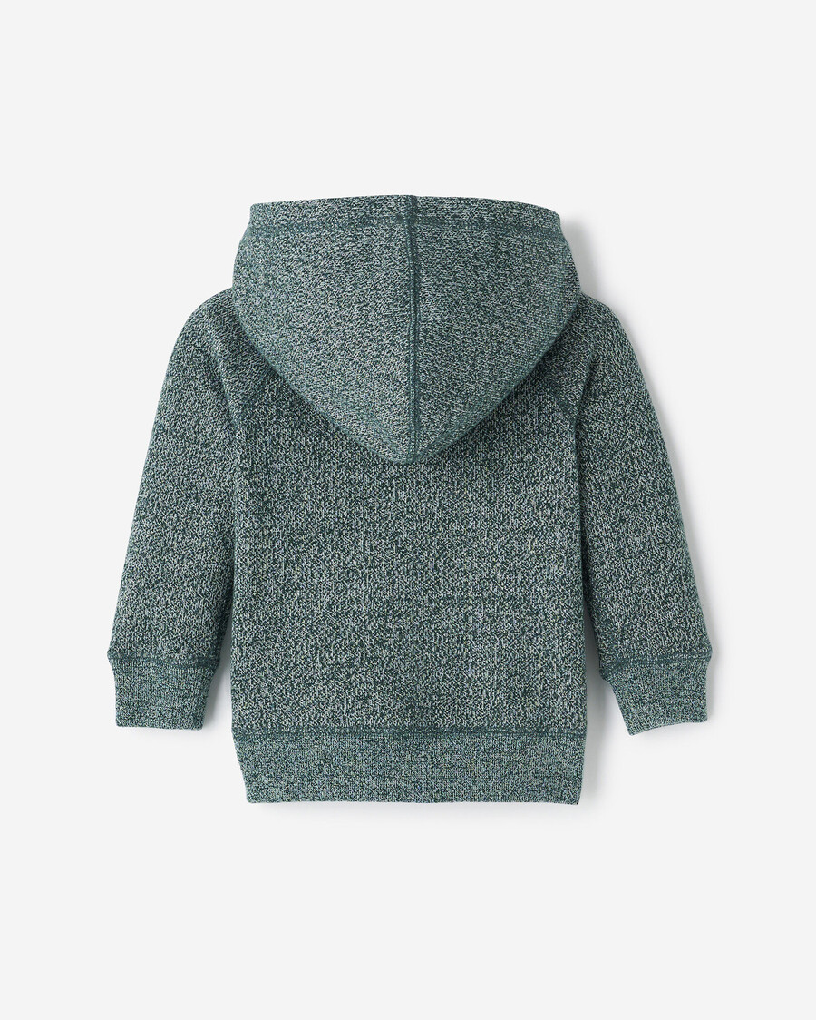 sudadera con capucha y cremallera completa original orgánica para bebé